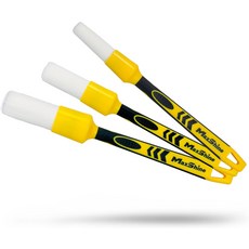 Maxshine 스몰 0 화이트 클래식 디링 브러시 부드럽고 내구성이 뛰어난 합성 칫솔 내부 및 외부 청소용 고밀도 자동차 도구, Large #14