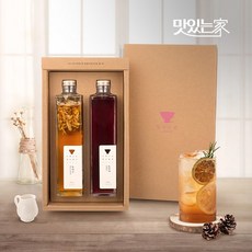 맛있는 쌍계명차 일상다완 허니플라워 청 2입세트+쇼핑백