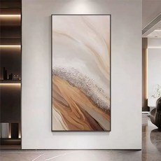 추상적인 현관 장식 그림 복도나 거실 벽 장식 미니멀리즘 럭셔리 계단 벽화.