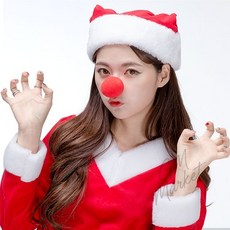 루돌프 스펀지코 2개 삐에로 산타 광대 크리스마스 산타의상