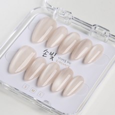 잇템샵 손빛 수제 네일 팁 셀프 네일 아트 당신만을 위한 네일디자인, 1개, 모닝헤이즈,s사이즈