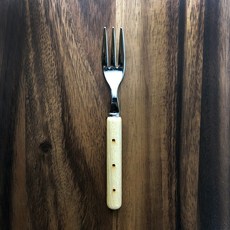 MEISTER HAND 木柄叉子 三款可選 不鏽鋼餐叉 木柄餐具 質感餐叉, 點點/小, 1個