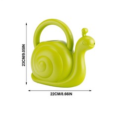 달팽이 물뿌리개 어린이를위한 크리 에이 티브 귀여운 원예 주전자 집 식물 꽃, 01 Green, 01 CN