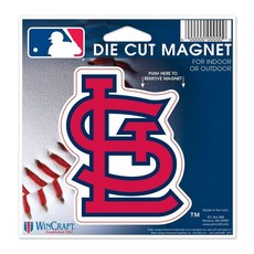 MLB Oakland A의 다이 컷 자석 11.4cm x 15.2cm(4.5인치 x 6인치), 세인트루이스 카디널스
