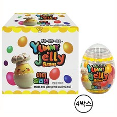 야미 젤리빈 계란모양, 4박스, 600g
