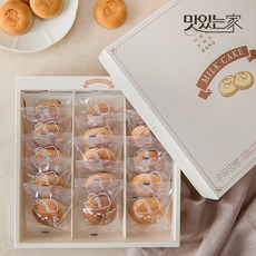화과방 우유앙빵세트 15개입 (+쇼핑백) 선물세트 간식 만주 우유앙금, 1세트, 525g