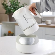르젠 온도조절 분유포트 1L / 티포트 중탕기, 화이트