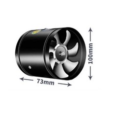 배풍기 포터블팬 송풍기 환풍기 산업용 공업용 습기제거 욕실 벽면형 468 파이프 배기 팬 공기 통풍기 금속 환기 미니 추출기 화장실 벽 덕트, 1)4-inch 20W