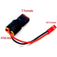 XT60 XT T 플러그 암 수 JST 수/암 어댑터 RC 헬리콥터 쿼드콥터 LiPo 배터리 커넥터, [01] XT60male-XT female, XT60male-XT female