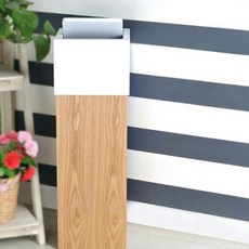 원목 쓰레기통 호텔 숙박업소 모던 우드 긴 휴지통, B.물푸레 65cm 22x22 28L