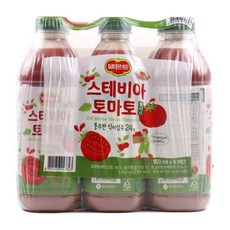 델몬트 스테비아 토마토주스, 950ml, 6개
