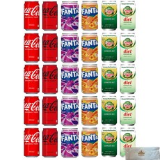 주스 포장 캔 탄산 음료 350ml 6종 캔 주스 콜라 진자에르 판타 4386, 1
