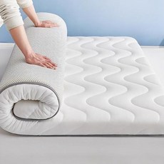 라텍스 메모리폼 토퍼 싱글 매트 수면 매트리스 기숙사 침대 바닥 스펀지 거실 자취방