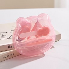 Robust bear 嬰兒指甲護理套裝, 水果色系【草莓粉】, 1個