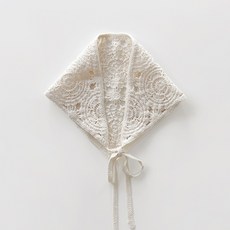 니트 크로셰 헤어 커치프 2color