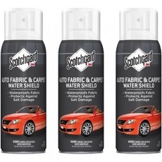 스카치가드 자동차 직물 및 카펫 보호제 3개 세트 캔당 10온스 | 4104D, 3.33 온스 (3개 묶음), 3