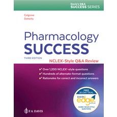 (영문도서) Pharmacology Success: Nclex(r)-Style Q&A Review Paperback, F. A. Davis Company, English, 9780803669246