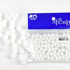 유아 만들기 폼폼이 8mm 흰색 유치원 어린이집, 1개