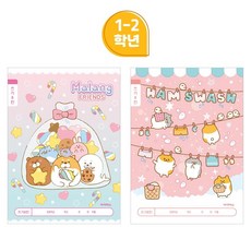 jinmin 초등1-2쓰기8칸 여 국어쓰기공책, 랜덤1개 11582