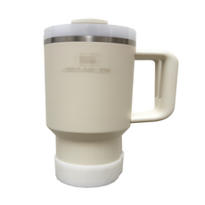 텀블러 소음방지 스크래치방지 실리콘 밑창 커버 화이트 7cm