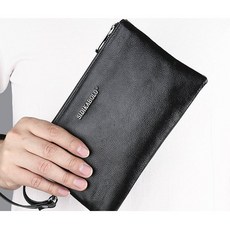 남성 클러치백 캐주얼 미니가죽 손가방 파우치 패션 소프트 대용량 핸드백 맨스백 WMY