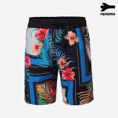 renoma SWIM & GYM 男款花朵印花短泳褲 RN-MS19352GC