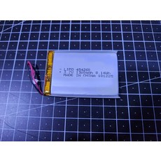 3.7V 1300mAh 미니 리튬폴리머 배터리 (454260)