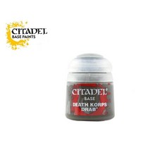 【Citadel】Base/底漆: Death Korps Drab (12ml), 1個