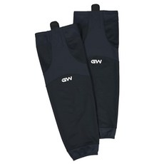 GameWear SK6500 프로 시리즈 하키 양말 질감 있는 폴리에스터 싱글 톤 디자인 (중간 - 68.6cm(27인치)) 블랙, INTERMEDIATE - 27"