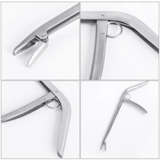 고투어 낚시 플라이어 스테인리스 스틸 도구 미끄럼 방지 고무 손잡이 스플릿 링/훅 제거기/라인 커터 다기, 01 Green, 1개