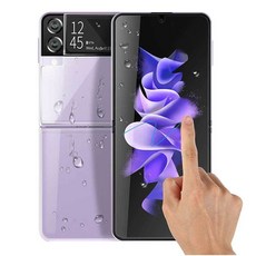 갤럭시 Z플립3 F711 풀세트 (액정1 + 후면1) KU7 풀커버 우레탄 휴대폰 액정 보호필름, 2개