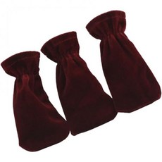 에링고고 3개 세트 빨간색 플러시 원단 피아노 페달 커버 우아한 보호용 슬리브 지속 페달용 부드럽고 액세서리 업라이트 및 디지털용, 에링고고 3개 세트 빨간색 플러시 원단 피아노 페달 커