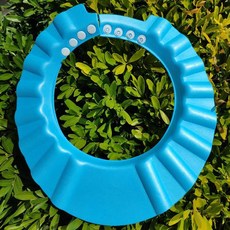 성인 샴푸캡 샤워 헤드캡 방수 머리감기 귀보호 조절 가능, 1개, 이어 없음 블루