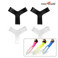 프리샤크 오리발 벗겨짐 방지 핀서포트 FS-0114, 화이트