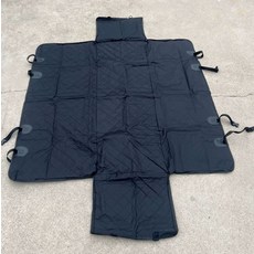 강아지 캐리어 이동 가방 슬링백 자동차 애완동물 여행 개, 1개, 블랙 전면 감싸기