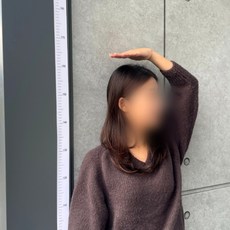 아이방꾸미기 벽부착 키재기스티커 화이트 성장측정