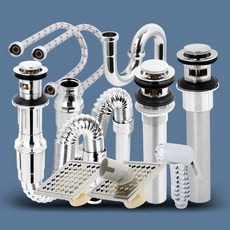 부속품 트랩 욕실 부속 세면대 배수관 부품 자동 폽업