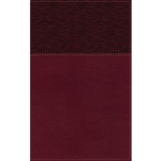 Nasb Thinline Bible Large Print Leathersoft Burgundy Red Letter Edition 2020 Text Thumb Index... Imitation Leather, Zondervan