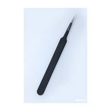 돌모아 구체관절인형 만들기 커스텀돌 제작 ESD 정밀핀셋 A자형, 1개, 검정
