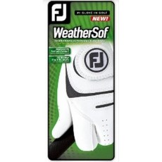 FootJoy WeatherSof全天候男用高爾夫手套 舒適透氣 耐磨防滑 顏色隨機出貨, 不挑色隨機, 1個
