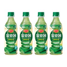델몬트 알로에 로어슈거 400ml, 4개