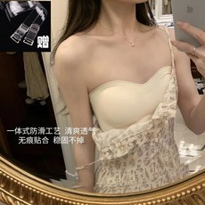夏季無痕無肩帶內衣女小胸聚攏防滑隱形文胸罩抹胸，舒適透氣，展現迷人曲線，告別夏日尷尬