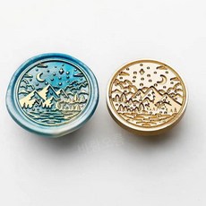 왁스 봉인 스탬프 몰드 틀 교체형 25mm 1개, CHINA, 03