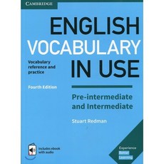 English Vocabulary in Use Pre-Intermediate and Intermediate Book with Answers and Enhanced eBook: Vocabulary Reference and Practice Hardcover, Cambridge University Press