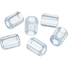메카닉시티 주방 싱크대 랙 피트 5mm ID x 10.5mm OD PVC 교체용 보호 그리드 클리어 팩 20개