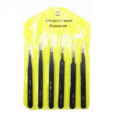 [홍일도모공]전자 부품 핀셋 세트 비즈집게 비즈핀셋, 1개, 상세페이지 참조