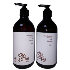 (할인이벤트)약용샴푸 댕냥이펫 보습샴푸 500ml 2병/피부건강와 모발윤기까지 챙기는 약용샴푸, 2개