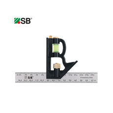 에스비 콤비네이션 스퀘어 직각자 수평 측정 CNS-150, 150mm