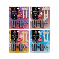 불스원 그라스 미니 송풍구 차량용 디퓨저 10ml, 자몽&피오니, 2개