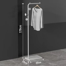북유럽풍 골드 스탠드 행거, D. 설산 백암판  흰색 원형 디스크
